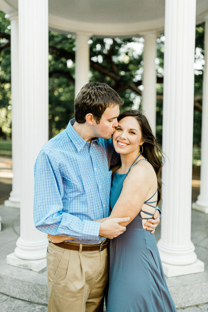 UNC Engagement Photos at the Old Well
